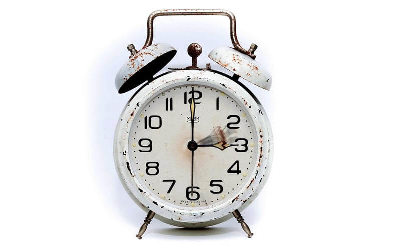 Hourglass representing time